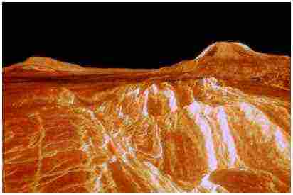image radar Vnus par Magellan 2.jpg (11451 octets)